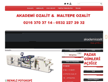 Tablet Screenshot of akademiozalit.com